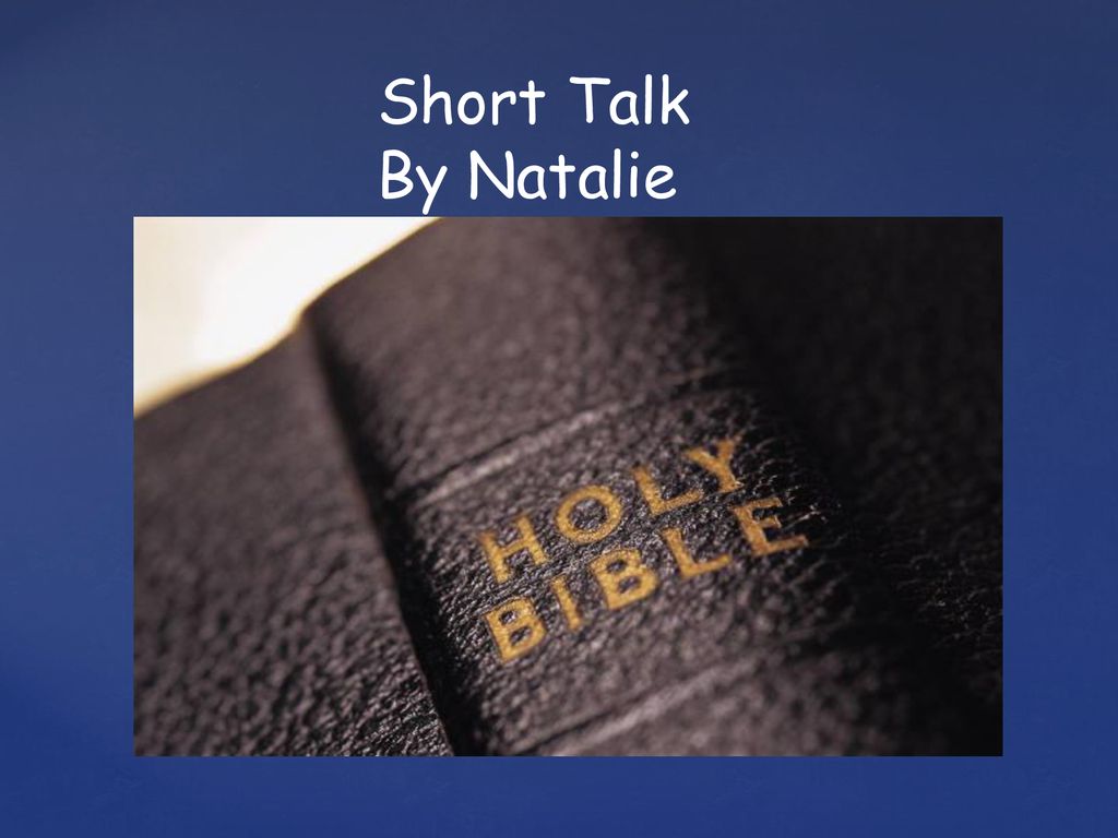 Short Talk By Natalie
