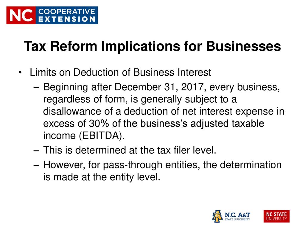 Tax Cuts And Jobs Act: Ag Tax Update November 14, Ppt Download