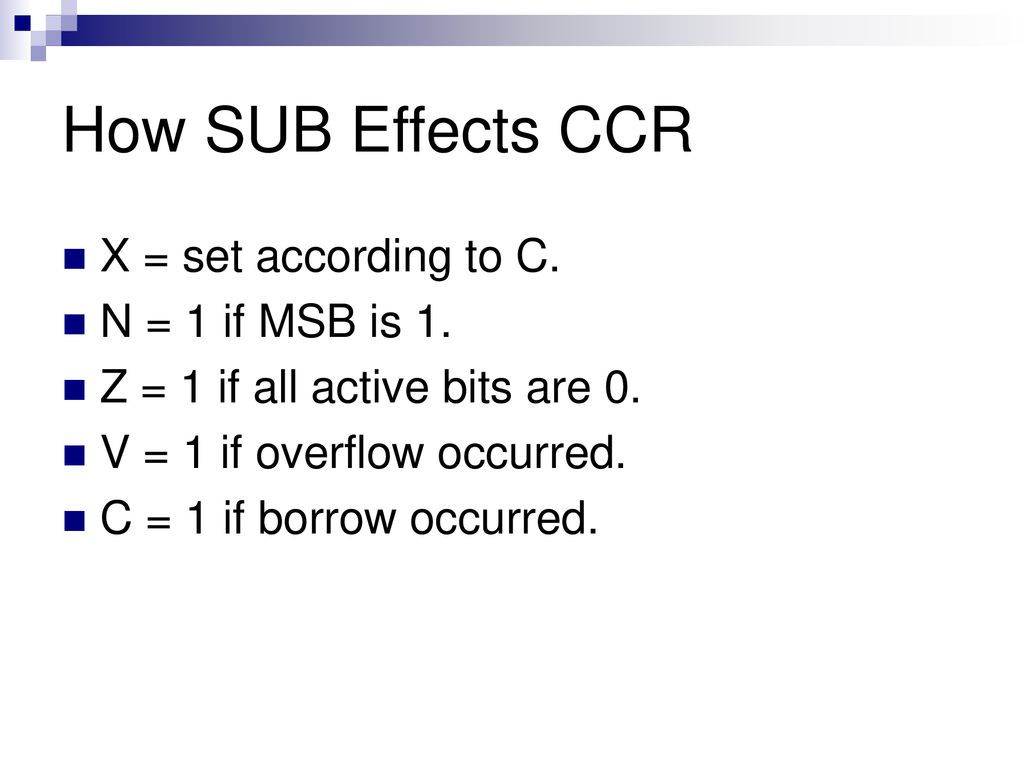 M68k Arithmetic Instructions Ppt Download