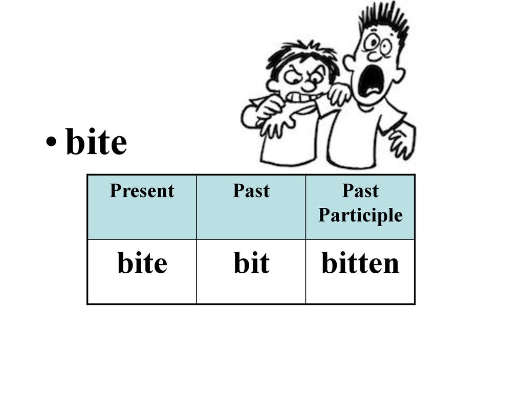 What's The Past Tense of Bite? Bit or Bitten?