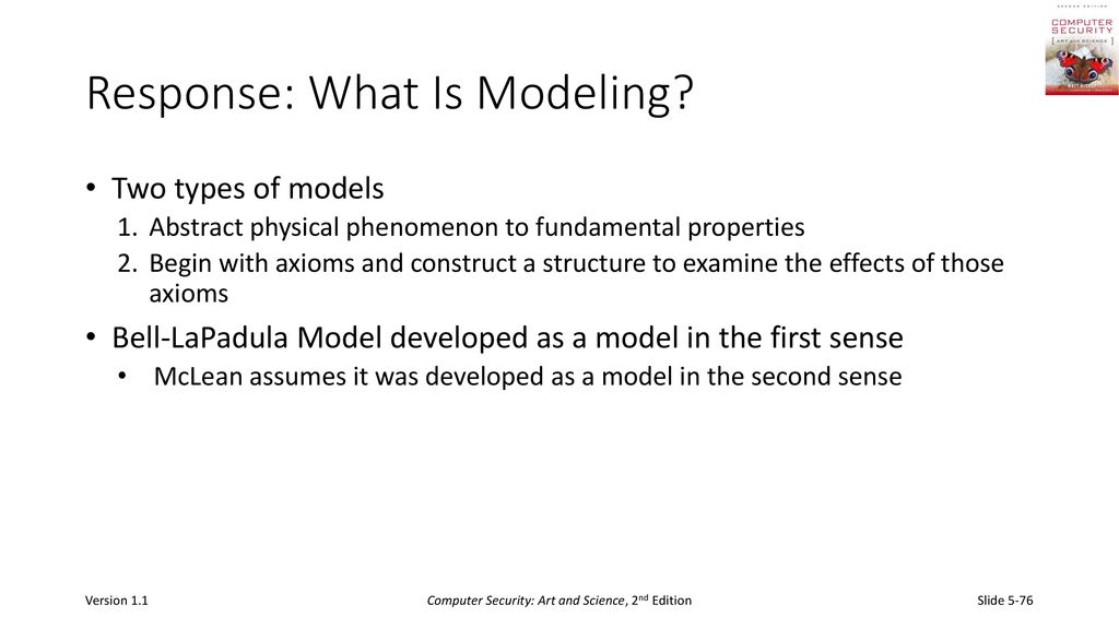 Response: What Is Modeling