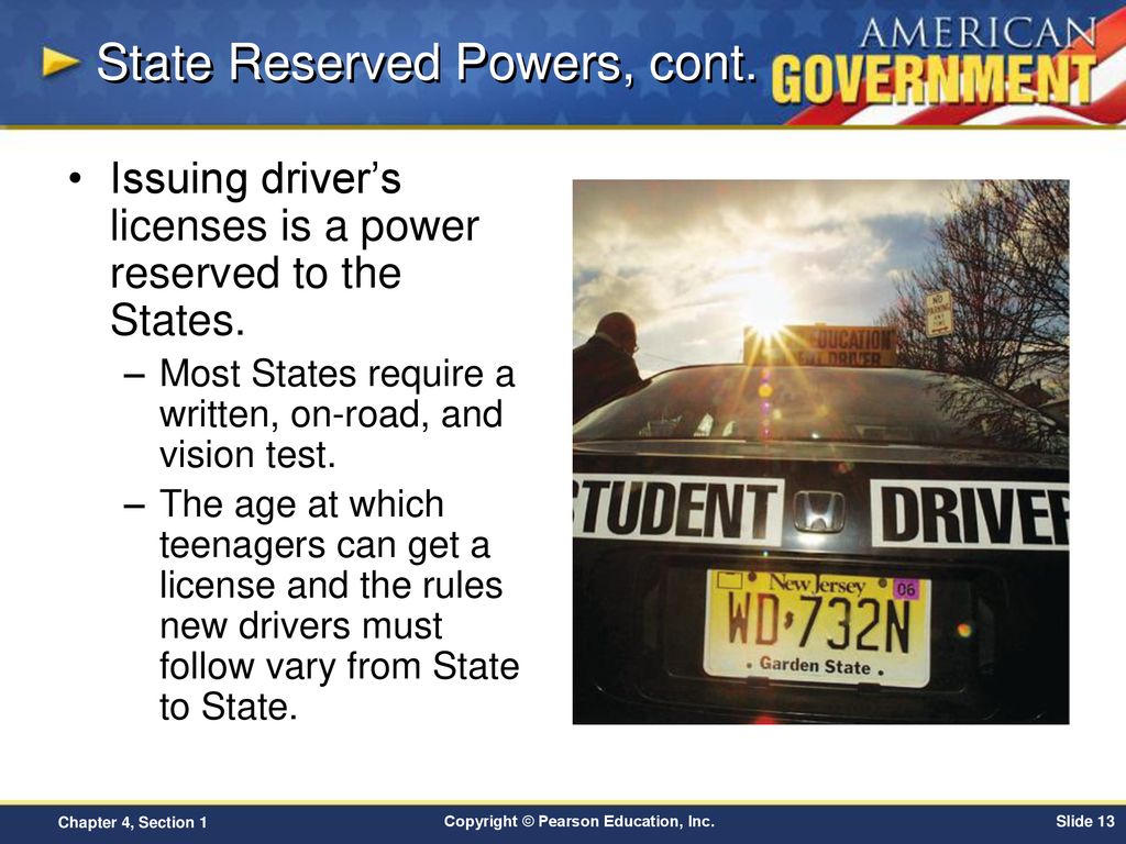 State Reserved Powers, cont.