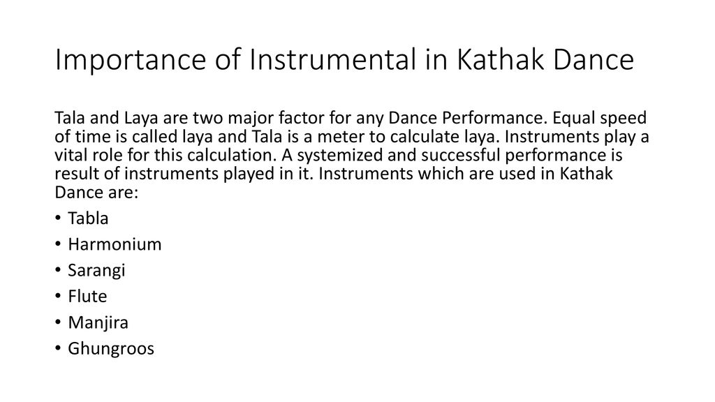 kathak music instrumental