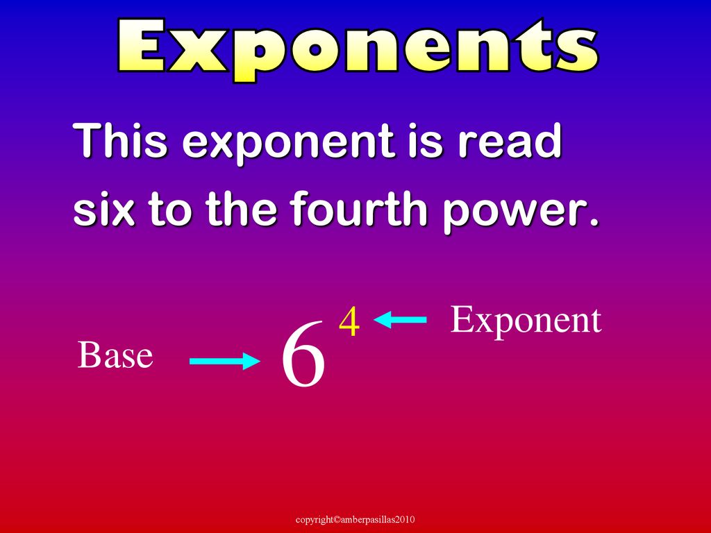 Exponents. - ppt download