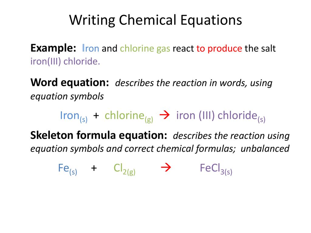 Chemical Reactions Unit - ppt download