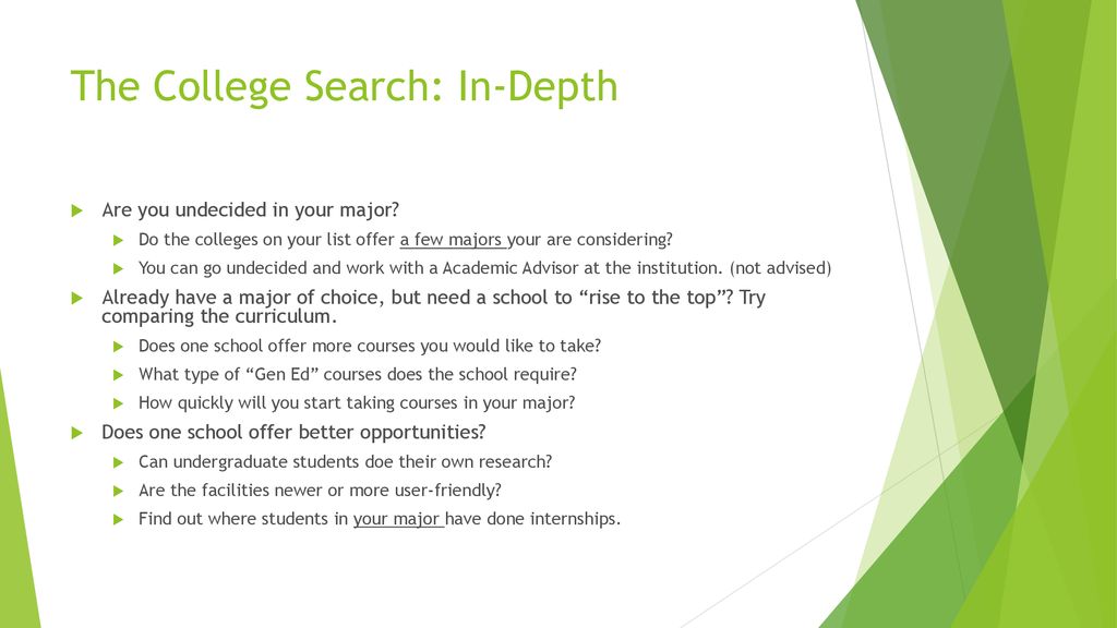 College Overview for Seniors - ppt download