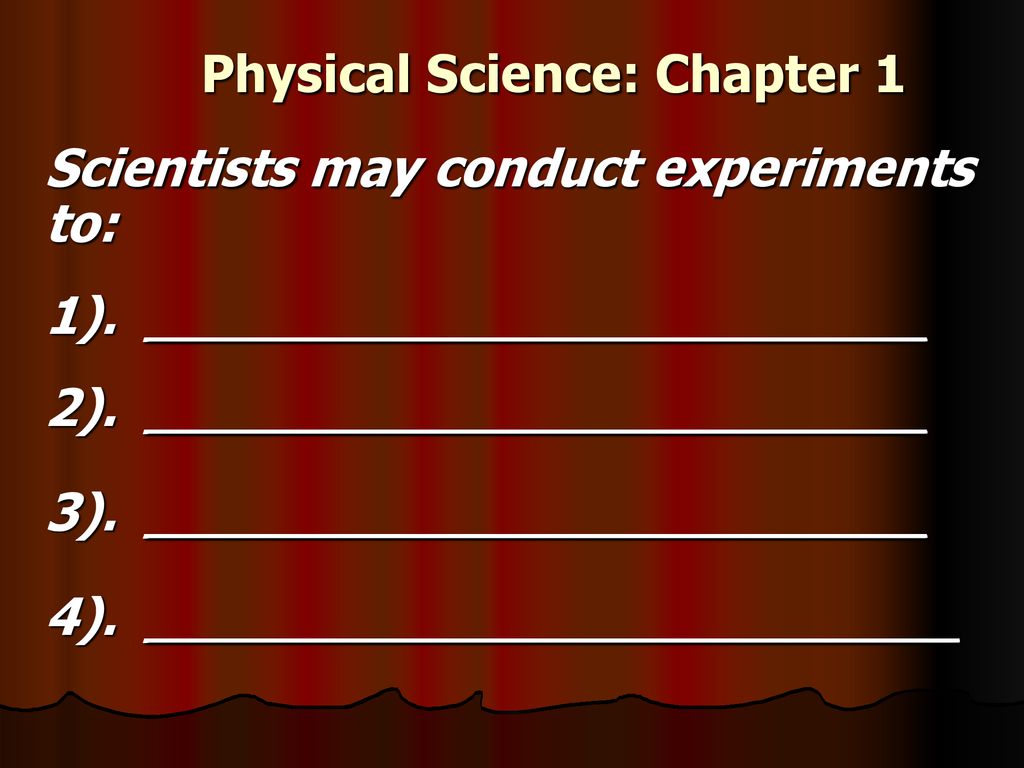 Physical Science: Chapter 1 Section ppt download