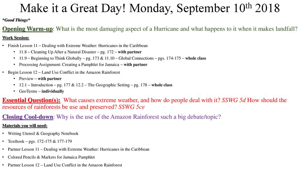 make-it-a-great-day-monday-september-10th-ppt-download