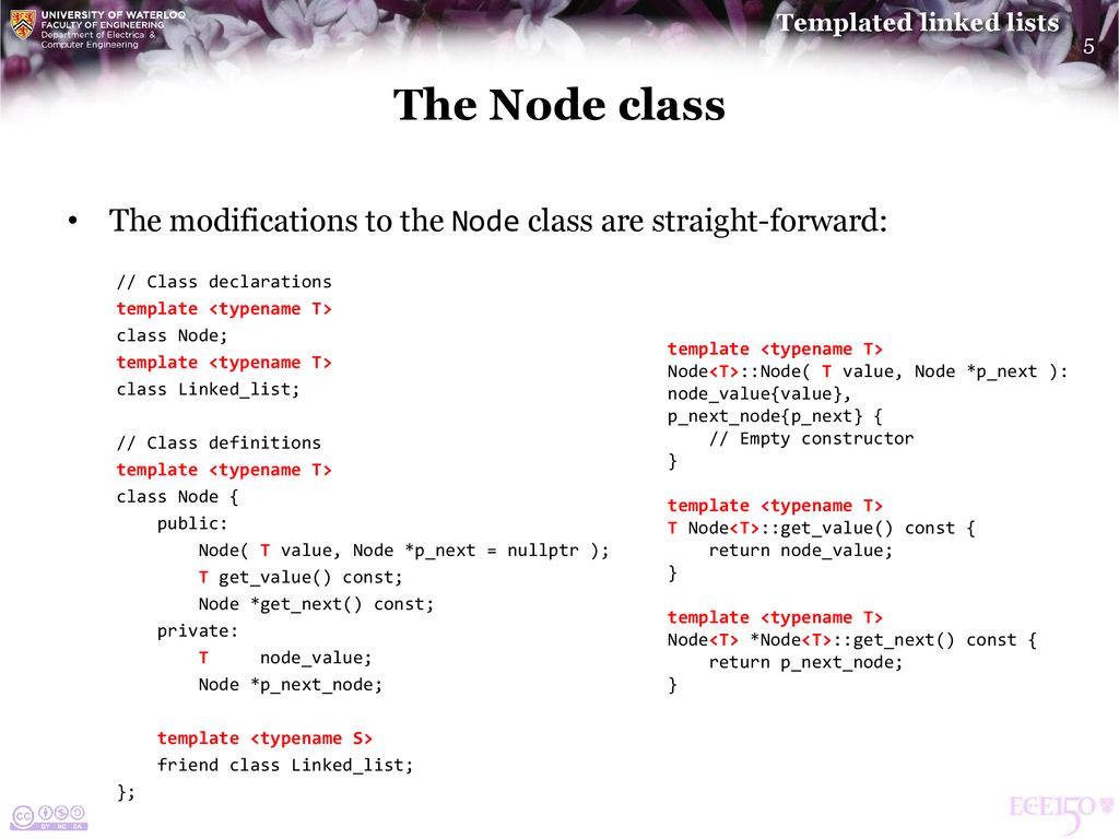 Templated Linked Lists - ppt download