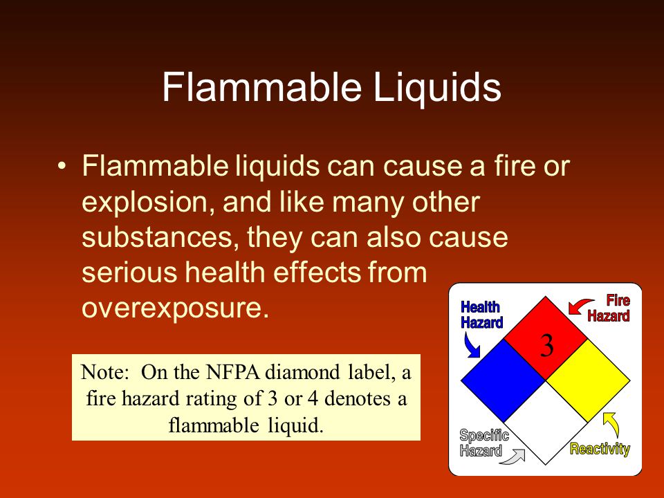 flammable and combustible liquids