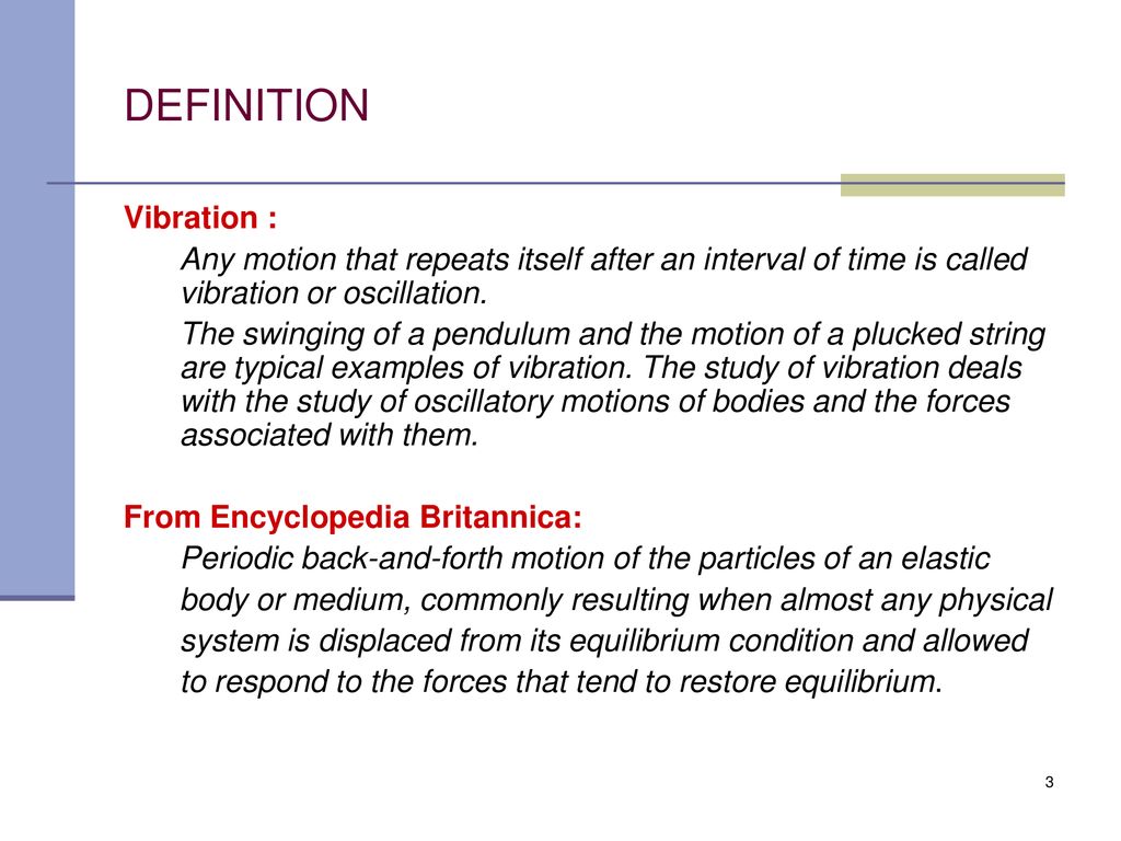 LECTURE 1 – FUNDAMENTAL OF VIBRATION - ppt download