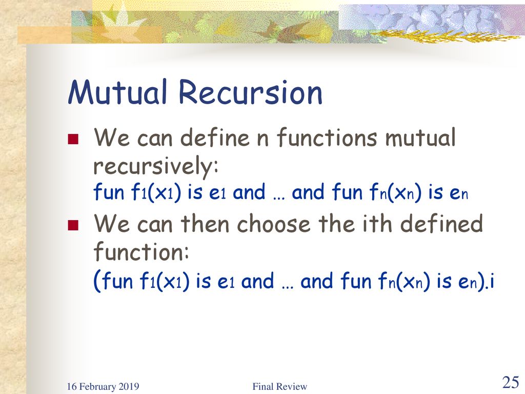 Organization of Programming Languages (Final Review) - ppt download