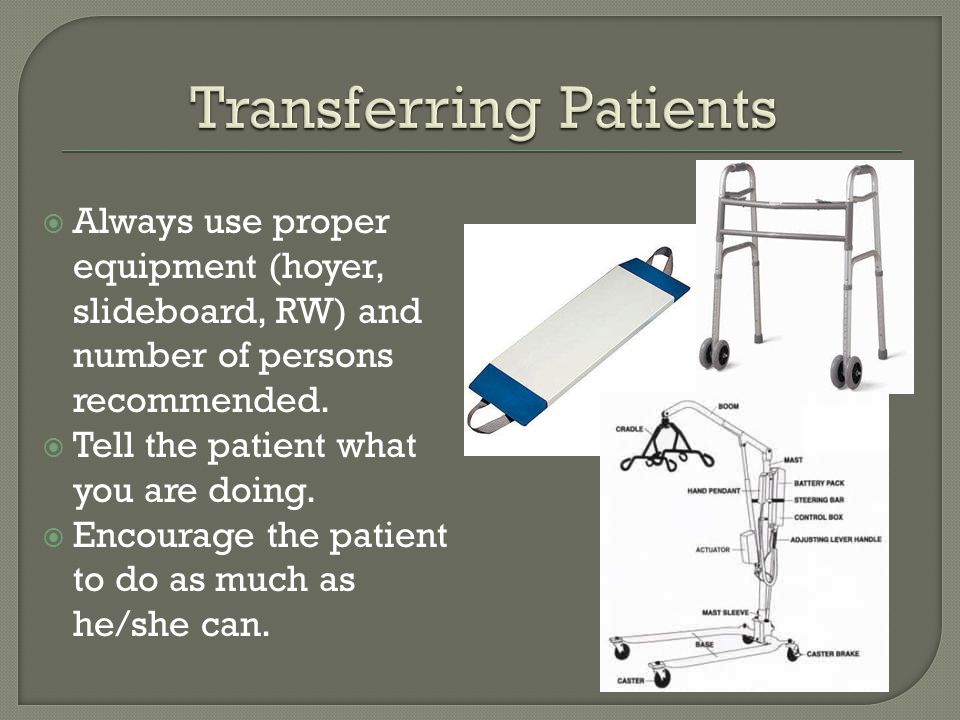 Transferring Patients