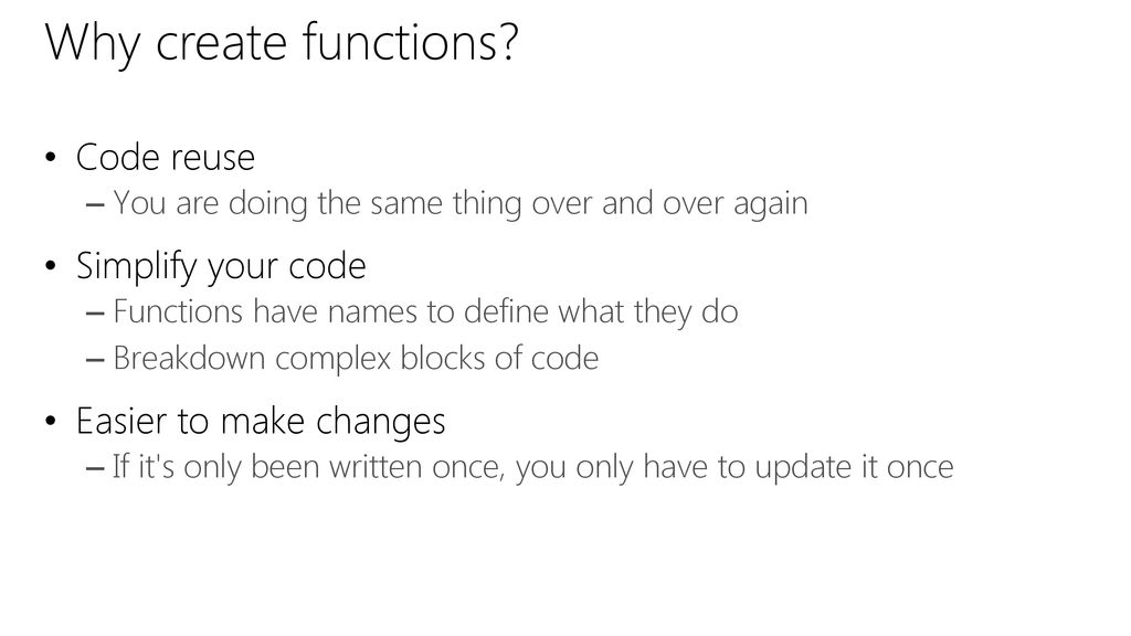 Functions Christopher Harrison | Content Developer - ppt download