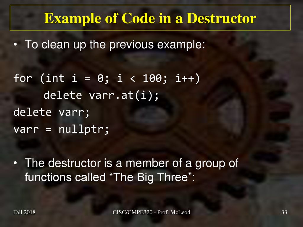 CISC/CMPE320 - Prof. McLeod - ppt download