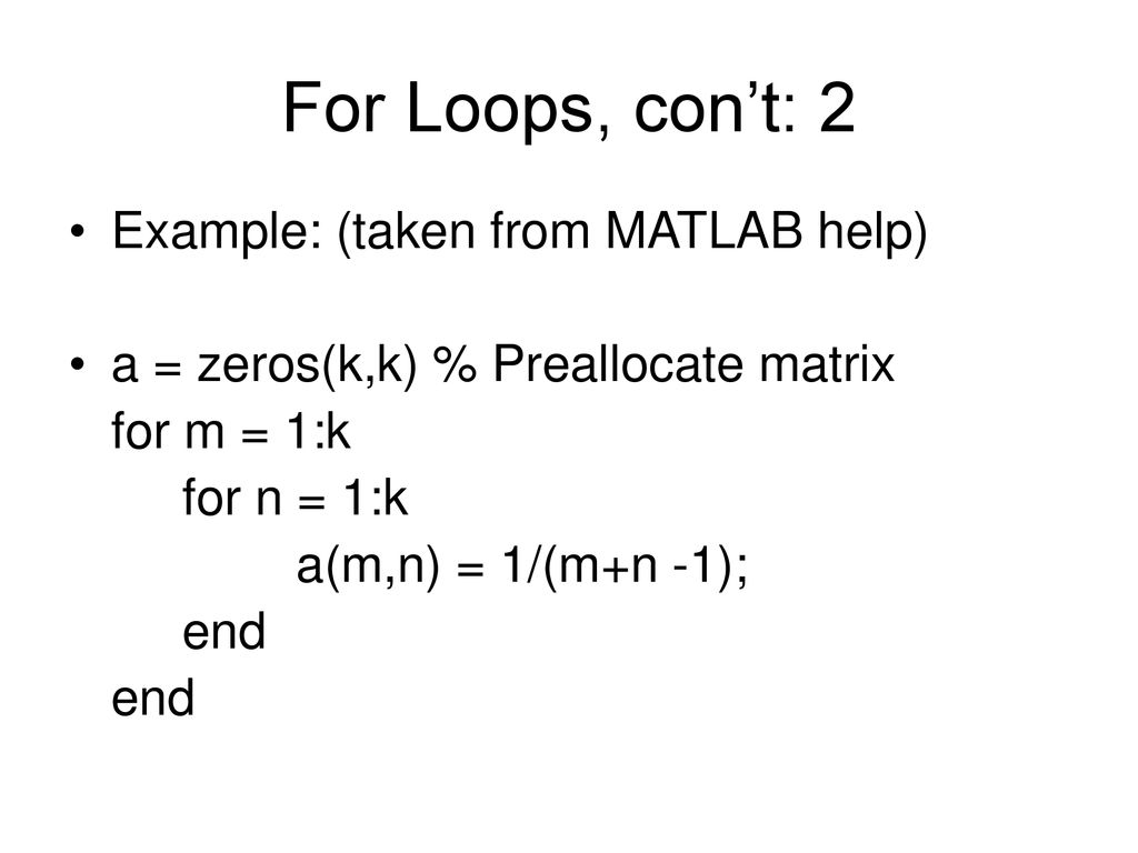 Introduction to MATLAB - ppt download