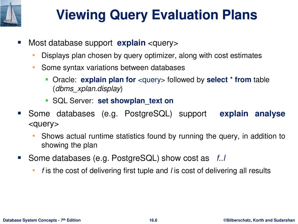 Chapter 16 query optimization ppt download