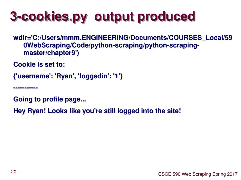 Web scraping lecture9 requests ppt download
