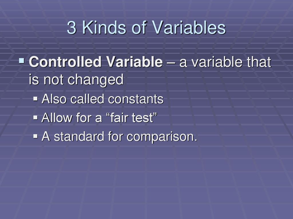 Identifying variables designing investigations ppt download