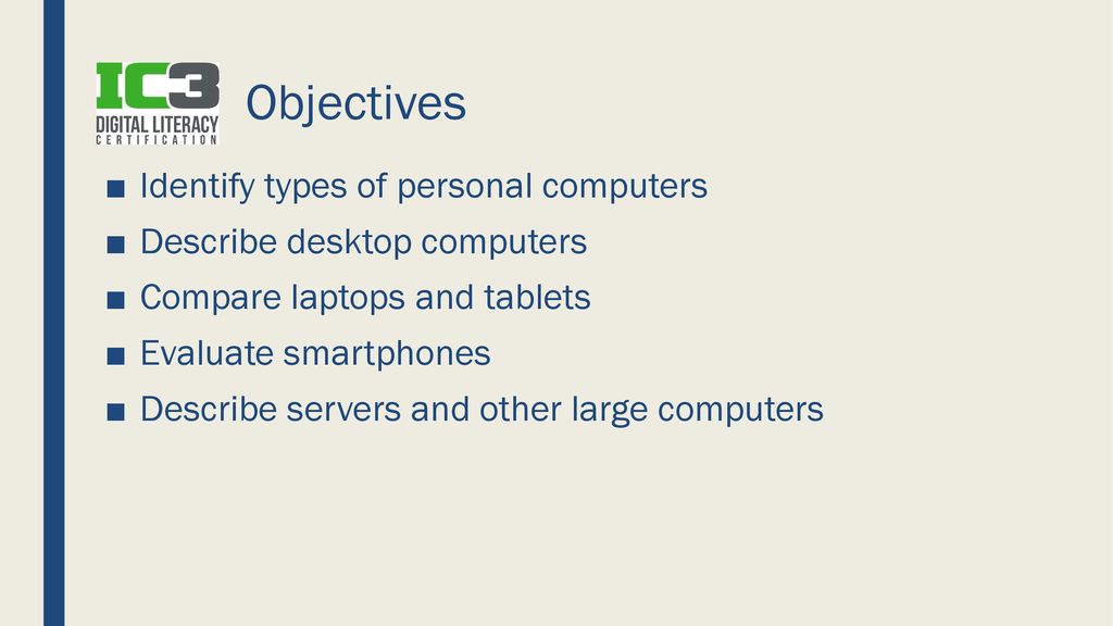 Classifying & evaluating computers - ppt download