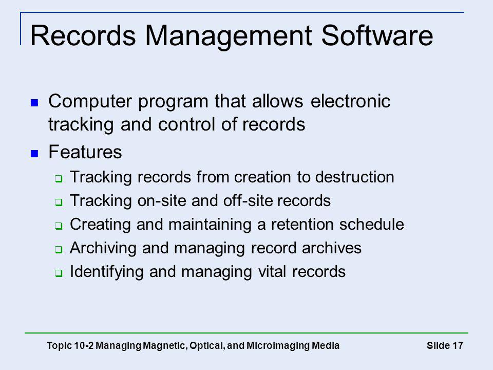 Records Management Software