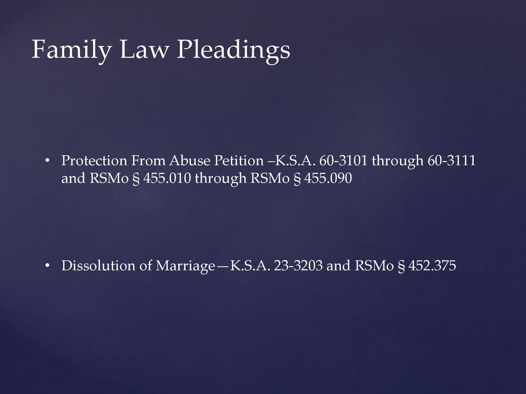 DOMESTIC ABUSE AND FAMILY LAW ppt download