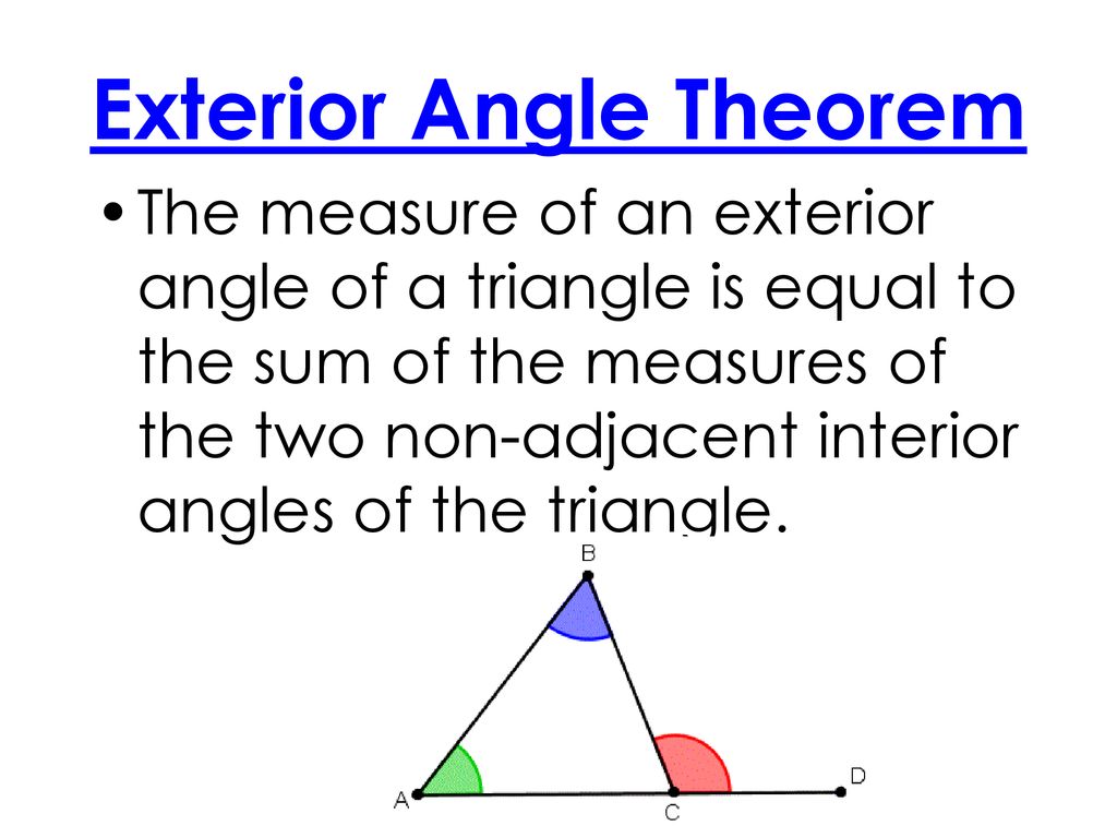 Parallel Lines Transversals Base Angles Exterior Angles