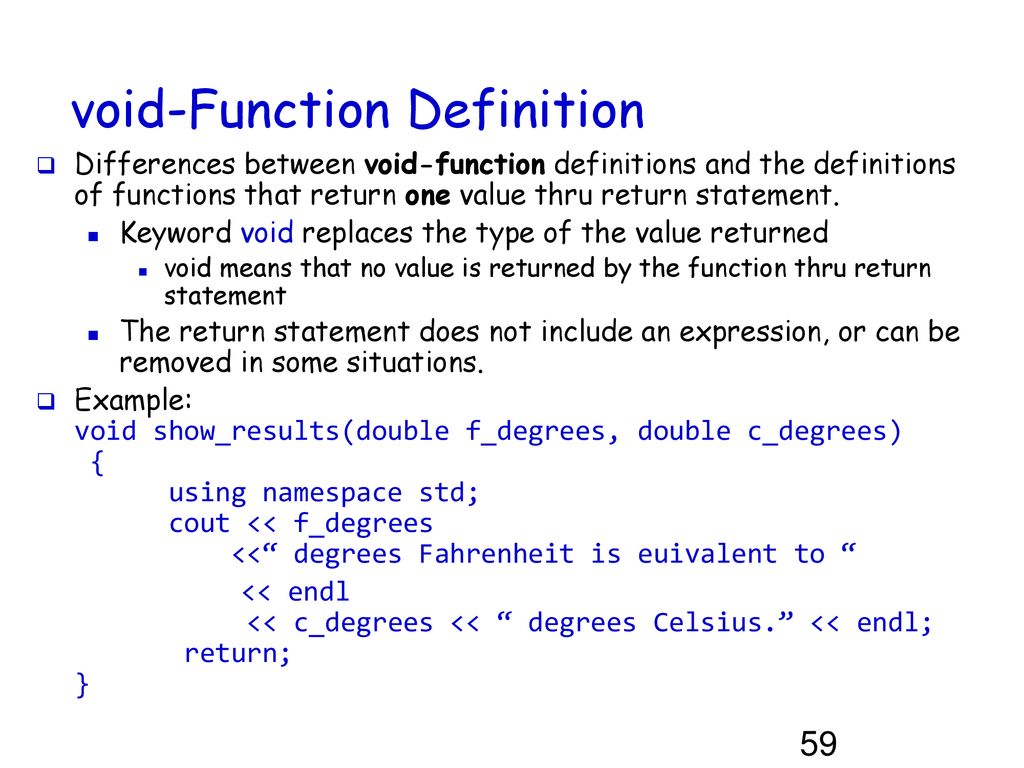 Функция void c. Функция Void. Function Definition. Void function c++. Функция Void c#.
