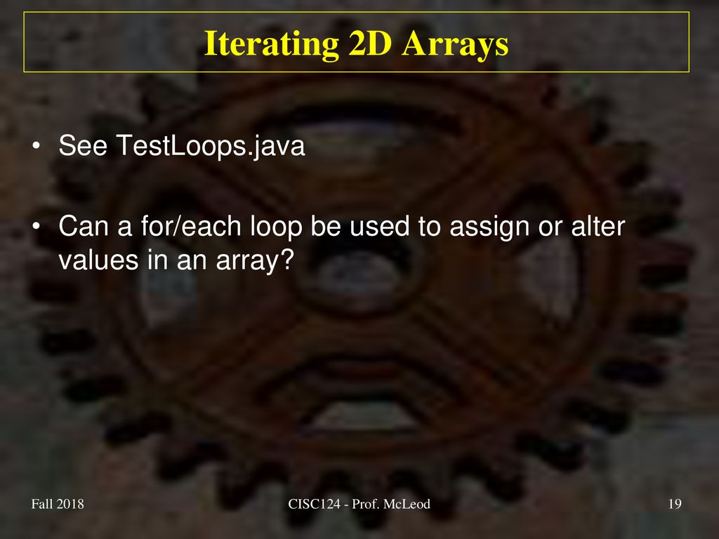 CISC124 Labs start this week in JEFF ppt download