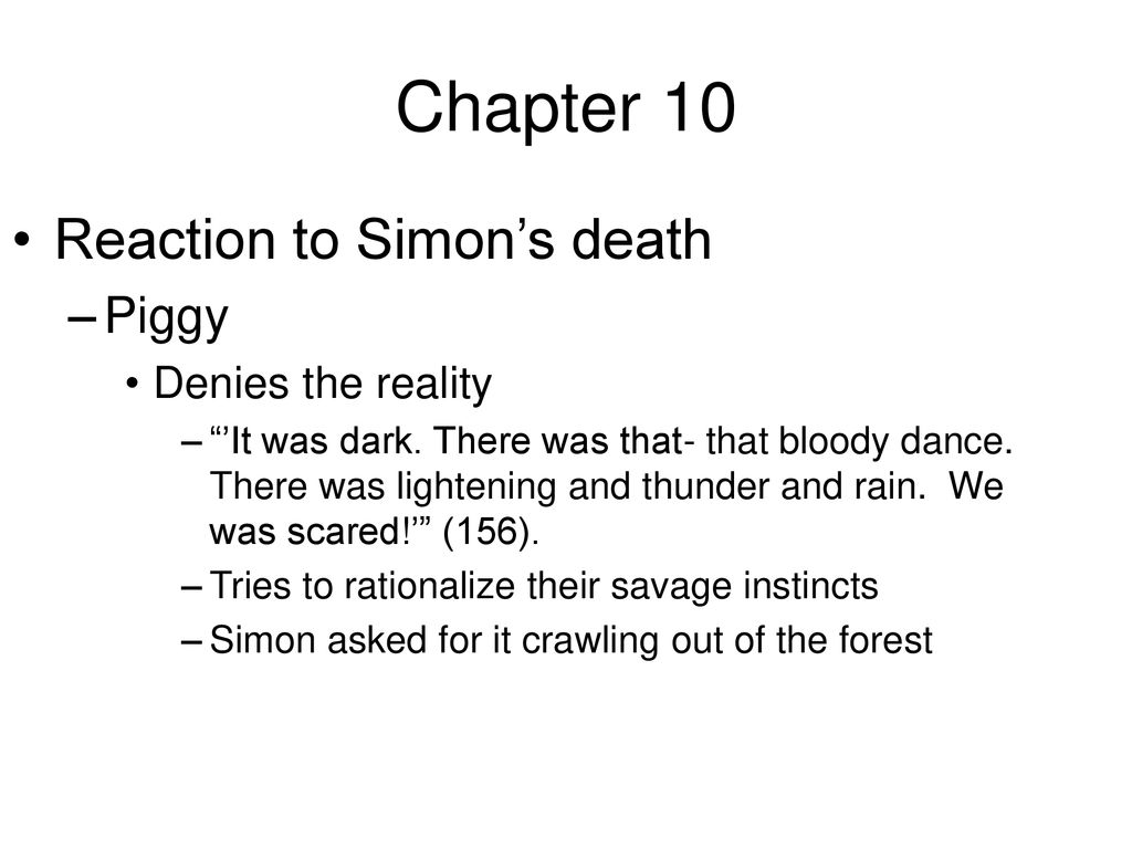 Lord Of The Flies Chapters Ppt Download