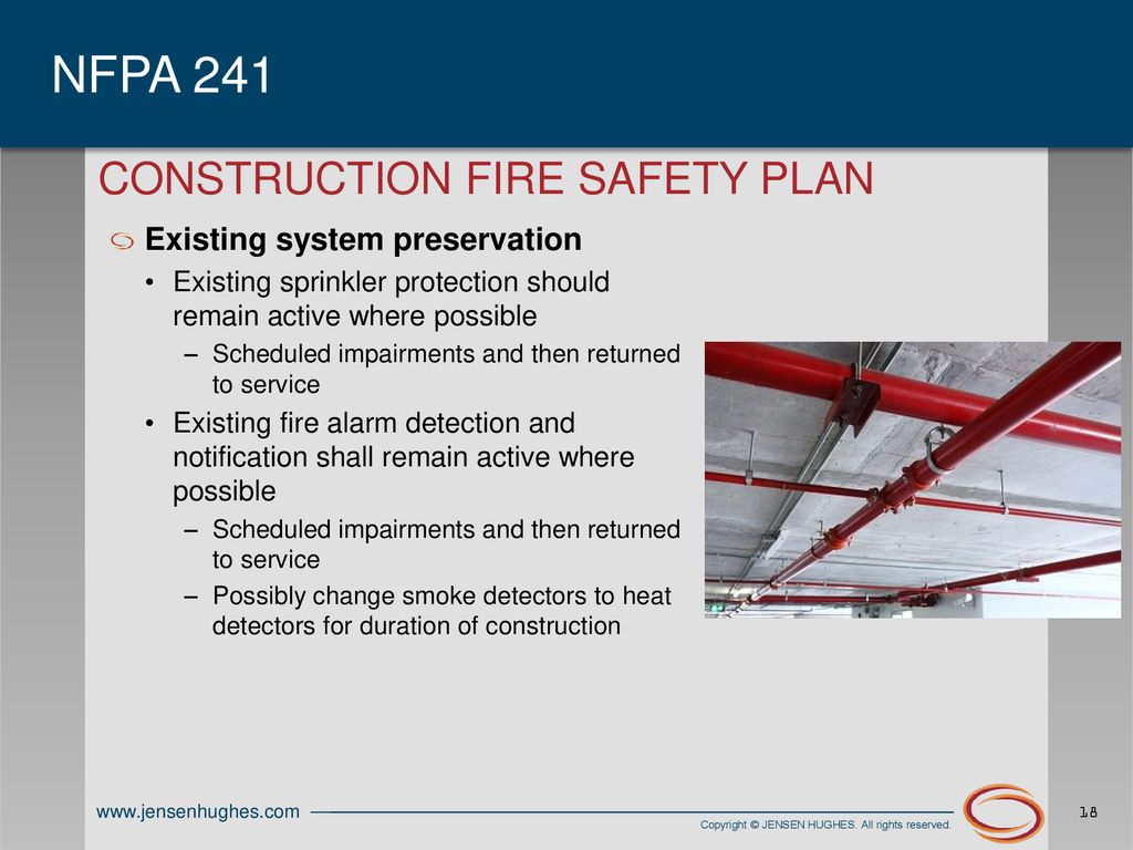 Nfpa 241 Standard For Safeguarding Construction Alteration And