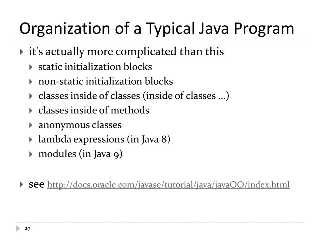 Advanced Object Oriented Programming - ppt download