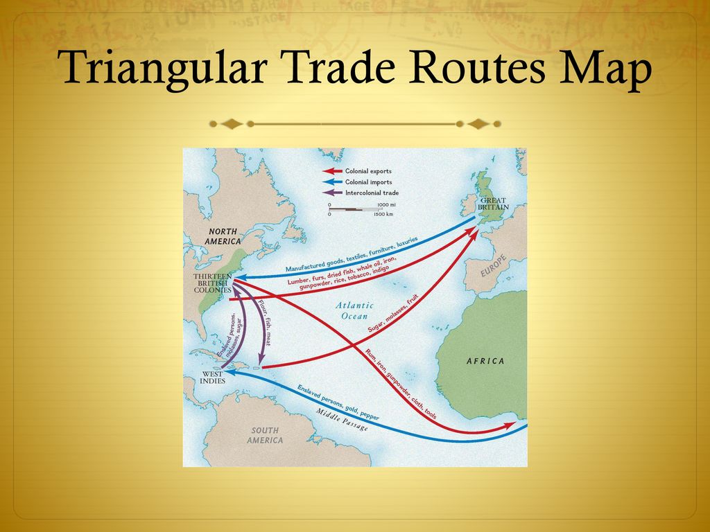 Colonial Trade Routes and Goods