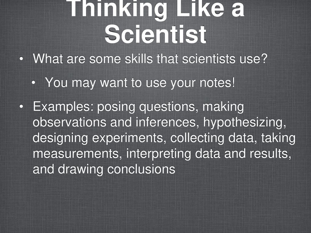 The power of observation and the scientific method ppt download