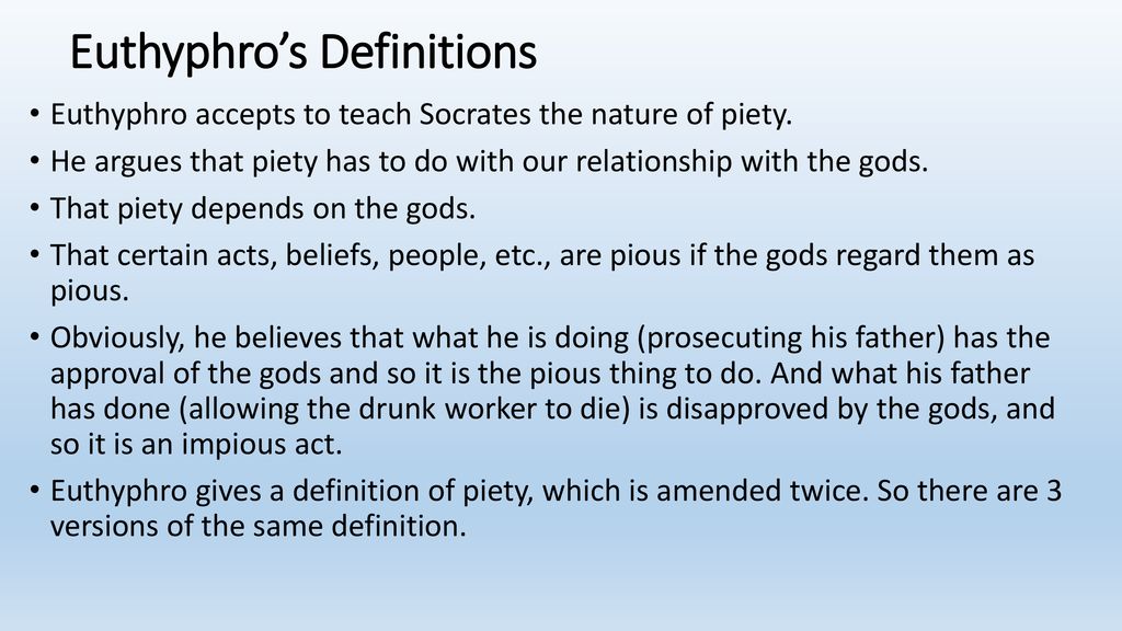 Euthyphro Ppt Download