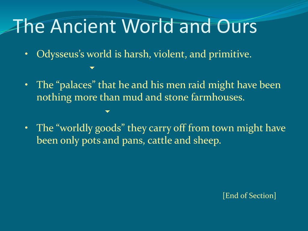 The Ancient World and Ours