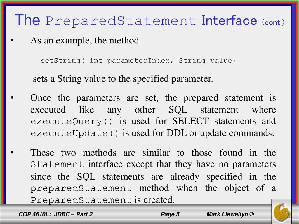 Cop 4610l applications in the enterprise spring ppt download