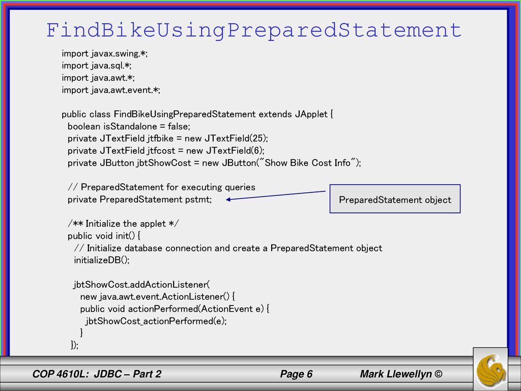 Cop 4610l applications in the enterprise spring ppt download