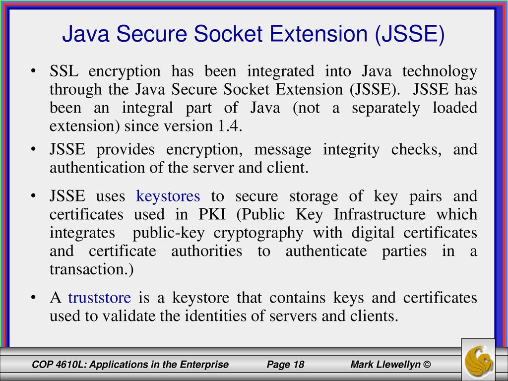 COP 4610L: Applications in the Enterprise Spring ppt download
