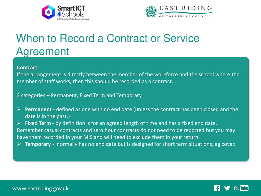 When to Record a Contract or Service Agreement