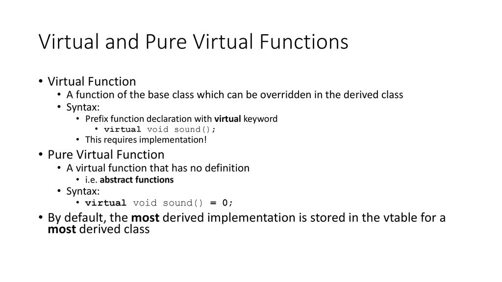 Lecture 5 Inheritance, Polymorphism, Object Memory Model, The Visitor ...