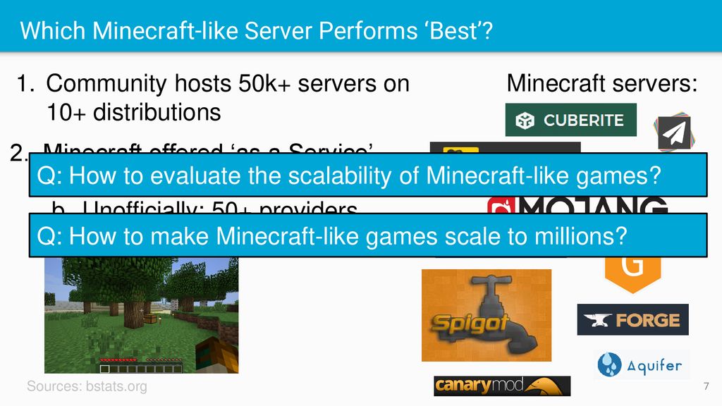 A Benchmark For Minecraft Like Services Ppt Download