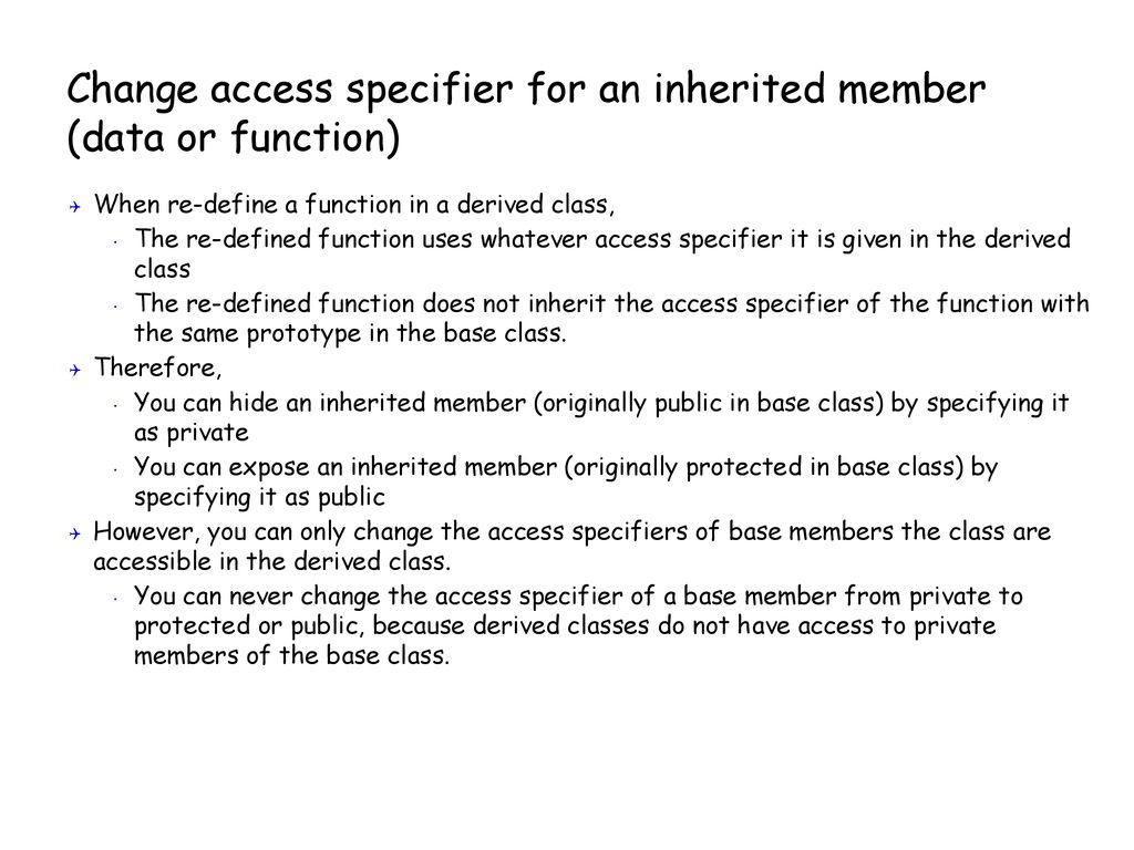 Inheritance Chapter 15 & additional topics. - ppt download