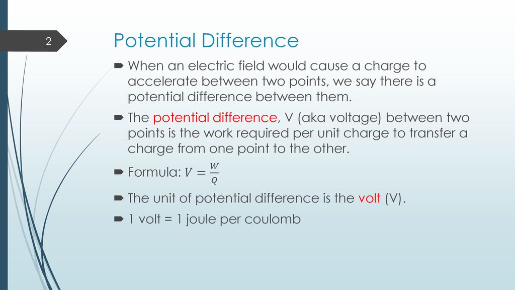 voltage difference definition
