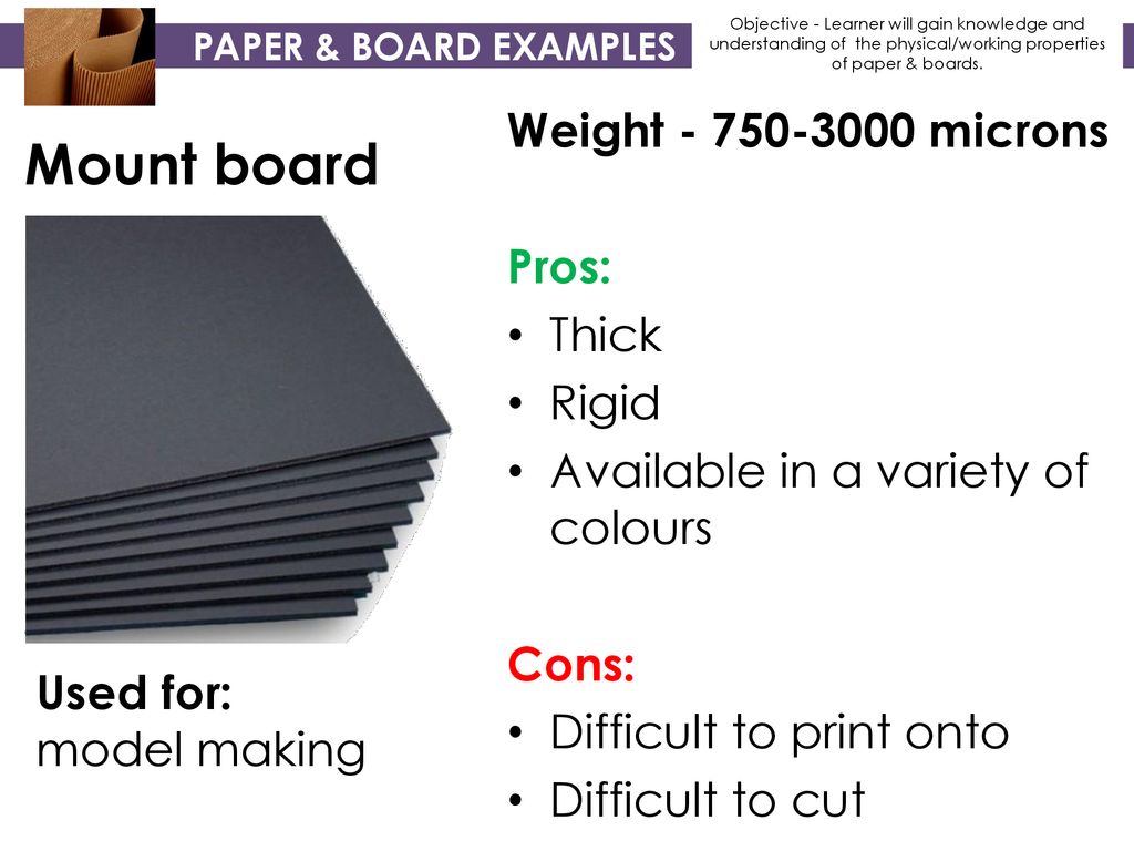 Material Properties – Paper & Boards - ppt download