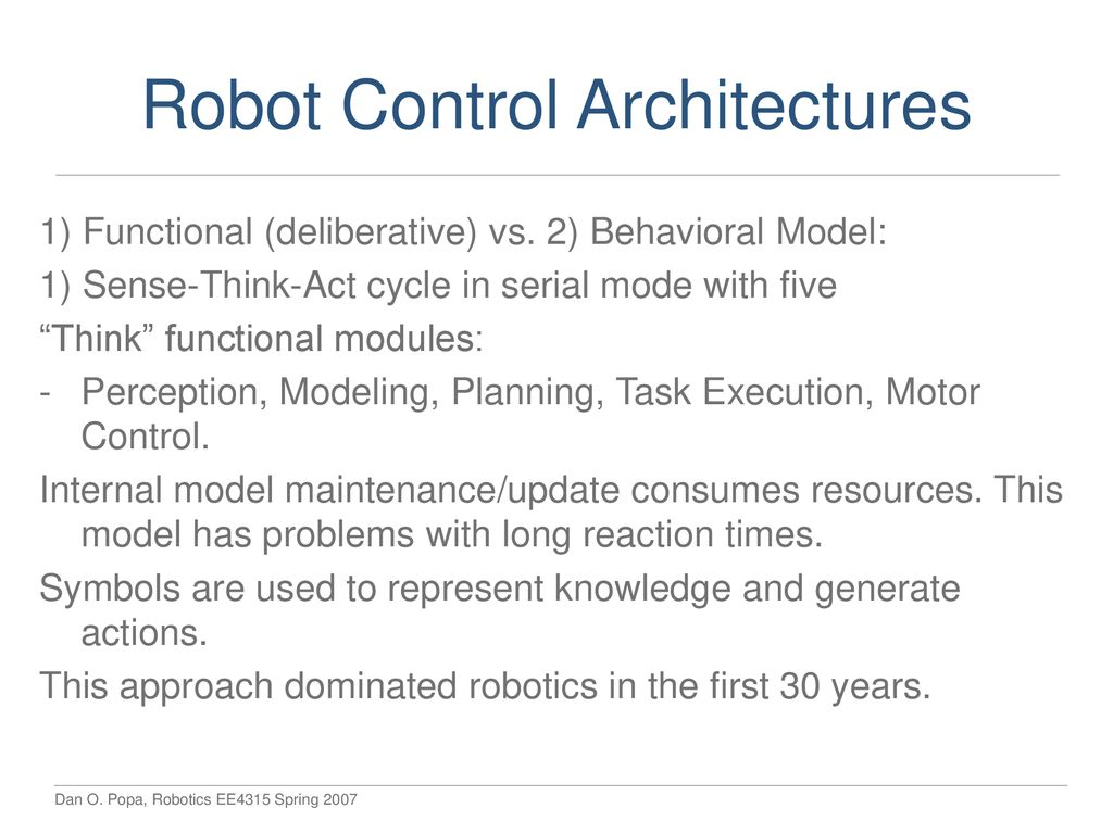 Behavior-based Robot Design An Introduction - Ppt Download