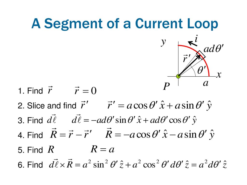 A Segment of a Current Loop