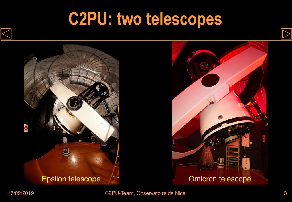 C2PU TELESCOPES Version 02, 28/08/2016 Jean-Pierre Rivet CNRS, OCA, - ppt  download