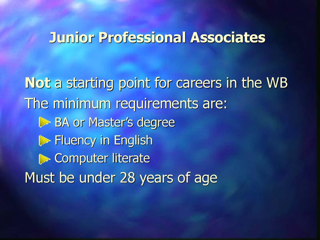 How does the world bank recruit ppt download