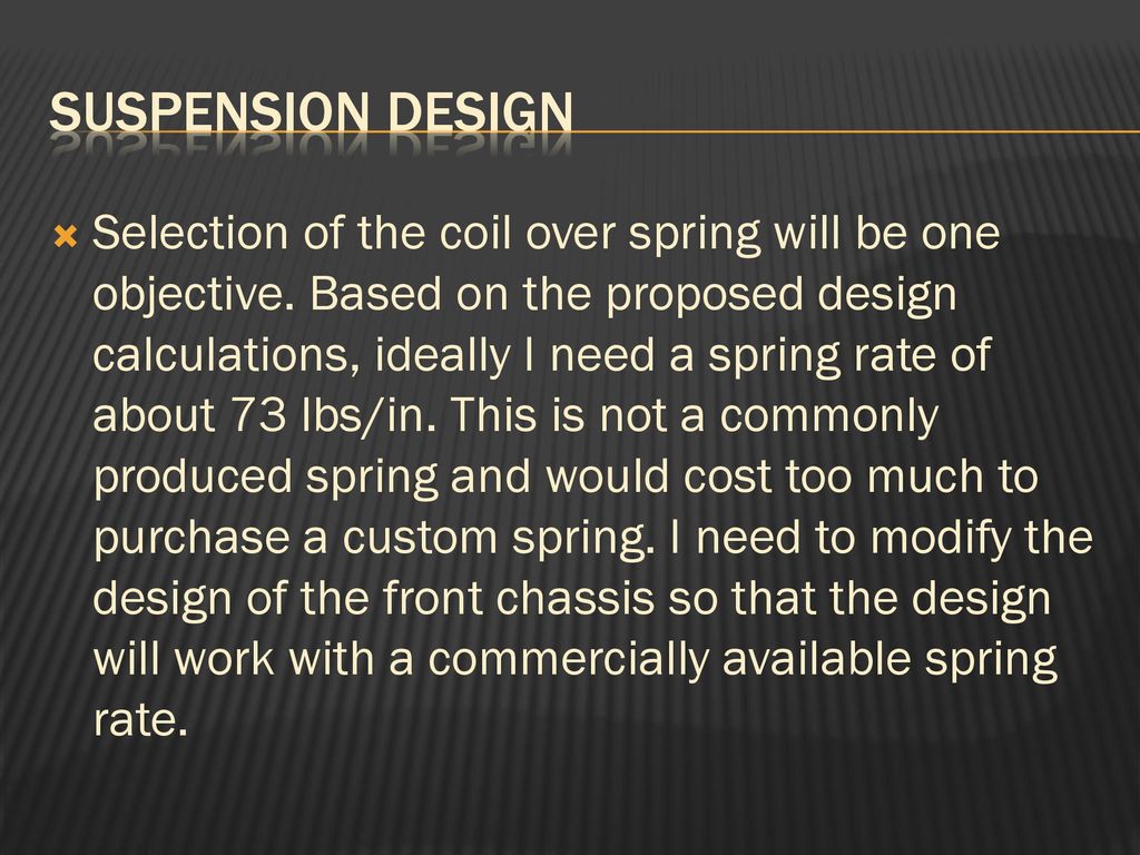 suspension design research paper